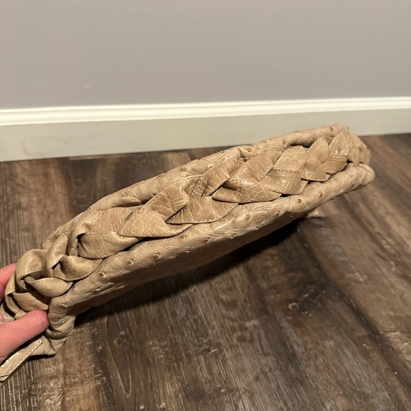 Vintage Ostrich Leather Kingsley Shoulder Bag - Picture 5 of 8